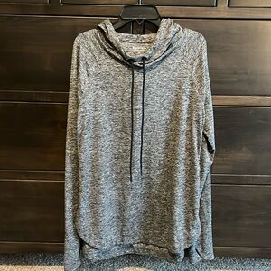 Athleta Stretchy Performance Fabric Hoodie Tunic